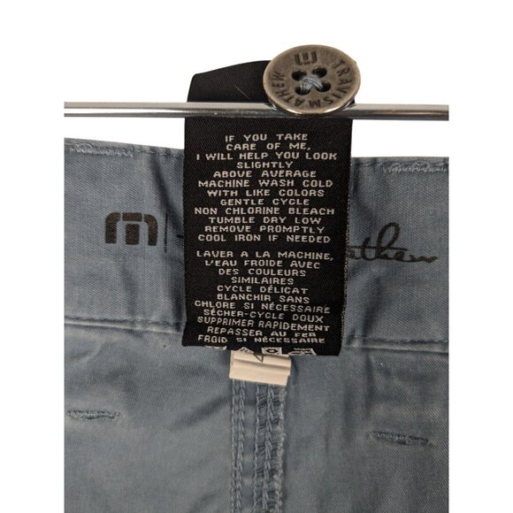 Travis Mathew Blue Casual Golf Chino Pants Mens 40x32 Big & Tall 5 Pocket Slacks - Picture 9 of 10
